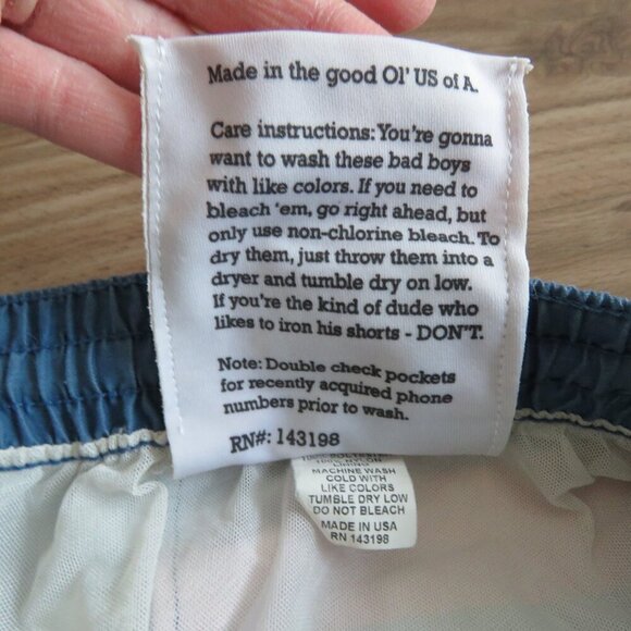 CHUBBIES The Me Likey The Stripey 5.5" Classic Men's Swim Trunks - Size XL - Picture 15 of 15